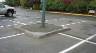 Concrete Island Curb Repairs for Golf Course in Surrey BC